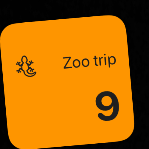 Widget to count trips to the zoo